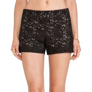 Alice + Olivia Leather shorts
